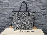 NEU! Original Louis Vuitton  Neverfull MM Since 1854 Gris Jaquard Schwarz