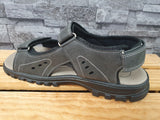 Magnus Herren Sandalen PU Sohle  Grau  Klett