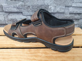 Magnus Herren Sandalen Braun 2 x Klett