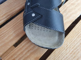Magnus Herren Pantolette Lederinnensohle  PU 1 x Klett Softfußbett