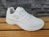 Damen Sneaker Weiß  &  Grau Freizeitschuhe