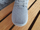 Damen Sneaker Weiß  &  Grau Freizeitschuhe