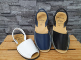 Avarca Damen Spanische Sandalen Leder
