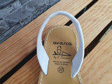Avarca Damen Spanische Sandalen Leder