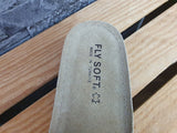 Scandi  Fly Soft Damen Pantolette Sommer Beige Glitzer Lederinnensohle Blume