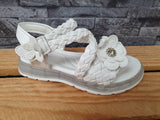 Kinder Sandalen  1 x Klett  Blume Badeschuhe Größen 20-35
