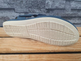 Damen Scandi Sandalen 1x Klett Blau Größe 37-40