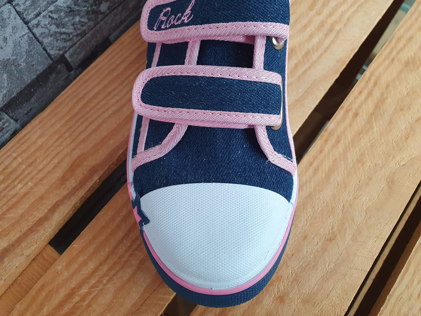 Rock and Joy Mädchen Sneaker Freizeitschuhe Schuhe Sommer 2 x Klett