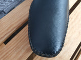 Herren Mokassins Slipper Schuhe Schwarz