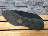 Damen Ballerinas  Schuhe Schwarz Nieten Schuhe