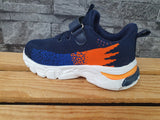 Kinder Sneaker Sportschuhe Schuhe 1 x Klett  Blau & Schwarz