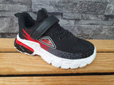 Kinder Sneaker Sportschuhe Schuhe 1 x Klett  Blau & Schwarz