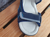 Kinder Sandalen Sandalette Schuhe Sommer 3 x Klett Blau & Grau &Schwarz & Braun