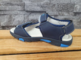 Kinder Sandalen Sandalette Schuhe Sommer 3 x Klett Blau & Grau &Schwarz & Braun