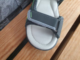 Kinder Sandalen Sandalette Schuhe Sommer 3 x Klett Blau & Grau &Schwarz & Braun