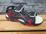 Kinder Sandalen Sandalette Schuhe Sommer 3 x Klett Blau & Grau &Schwarz & Braun