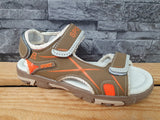 Kinder Sandalen Sandalette Schuhe Sommer 3 x Klett Blau & Grau &Schwarz & Braun