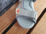 Kinder Sandalen Sandalette Schuhe Sommer 2 x Klett Beige &  Grün & Braun