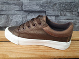Kinder Sneaker  Schuhe Freizeitschuhe Braun Snake