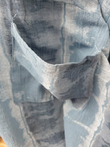 Made In Italy Tunika  Strandtunika Shirt Blau Einheitsgröße Größe 46-52