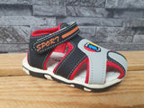 Baby Sandalen Sandalette  1x Klett  Sommerschuhe  Strandsandalen  Schwarz  &  Blau  &  Grün