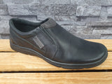 Herren Joker Halbschuhe Leder Schuhe  Slipper 2 x Gummizug