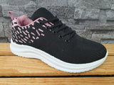 Scandi Damen Sneaker Schuhe  Freizeitschuhe  Schwarz Gr. 36-37