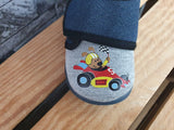 Happy  Bee Hauschuhe Schuhe Blau 1 x  Klett