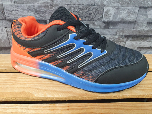 Kinder Sneaker in Blau &  Schwarz Schuhe Freizeitschuhe  Gr. 38,39