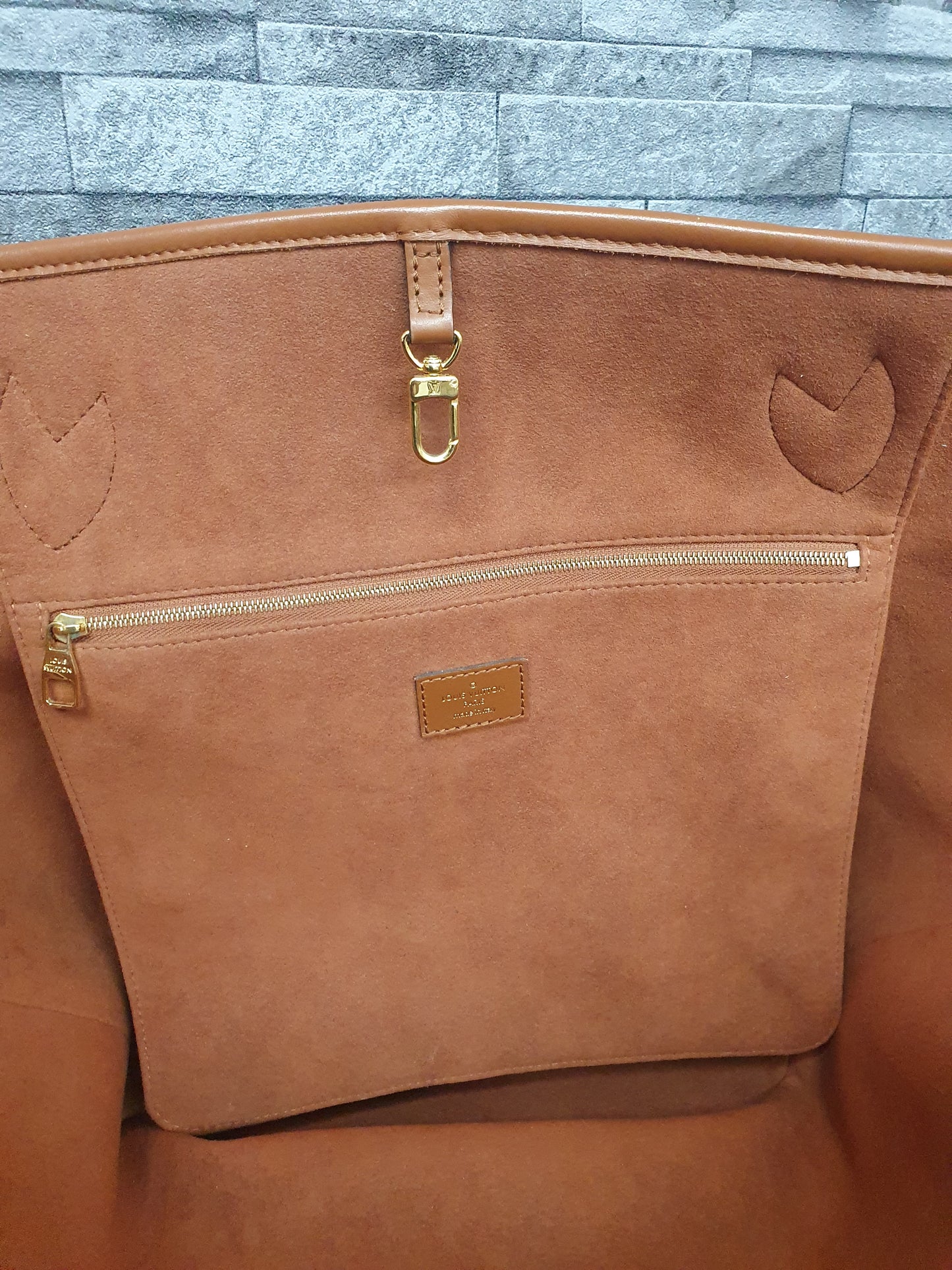 Original Louis Vuitton Saint Jacques Raffia Schultertasche Beige Braun