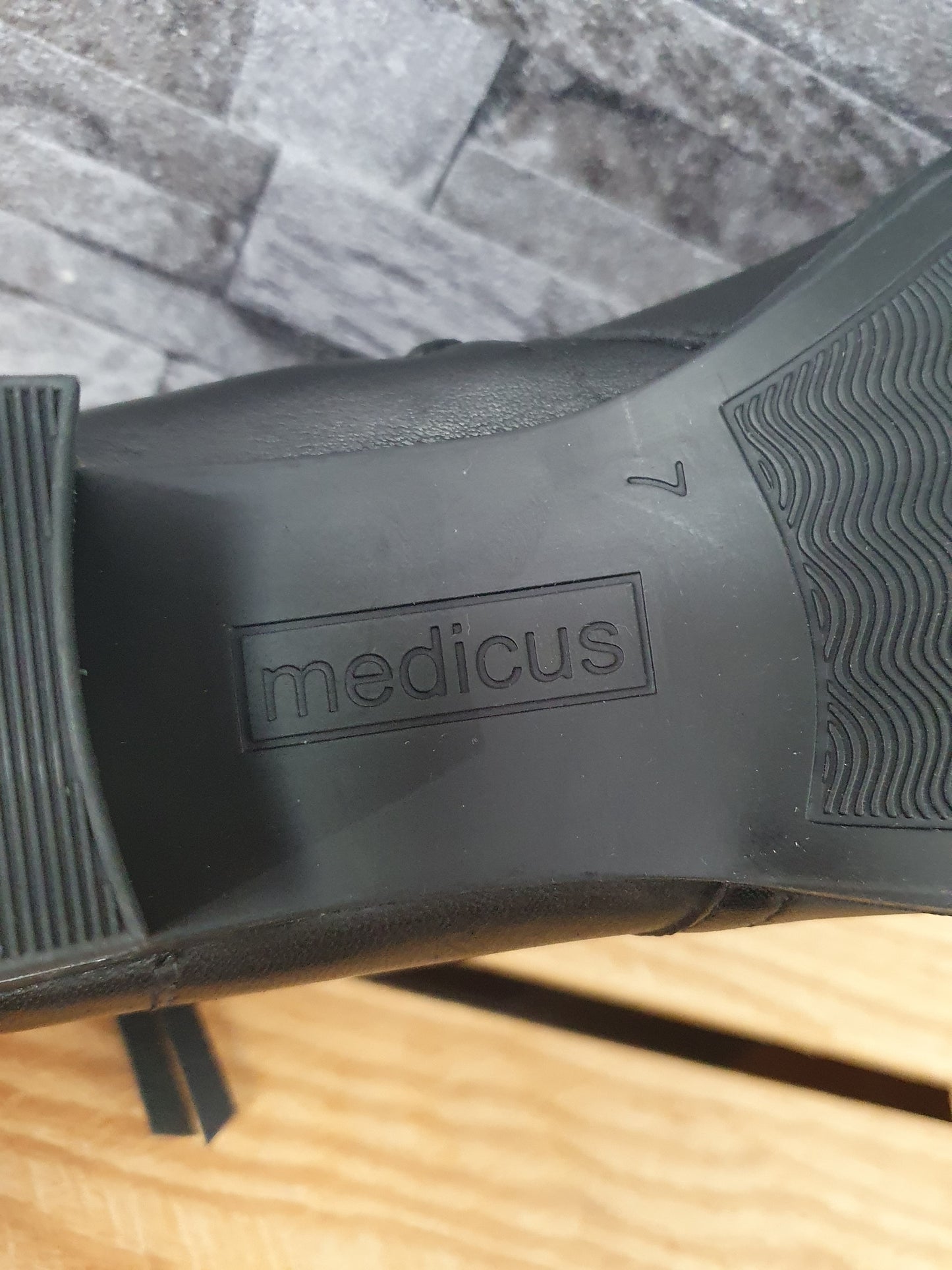 NEU! Mediscus Stifelette Leder Weite G Schuhe Schwarz  Gr.40