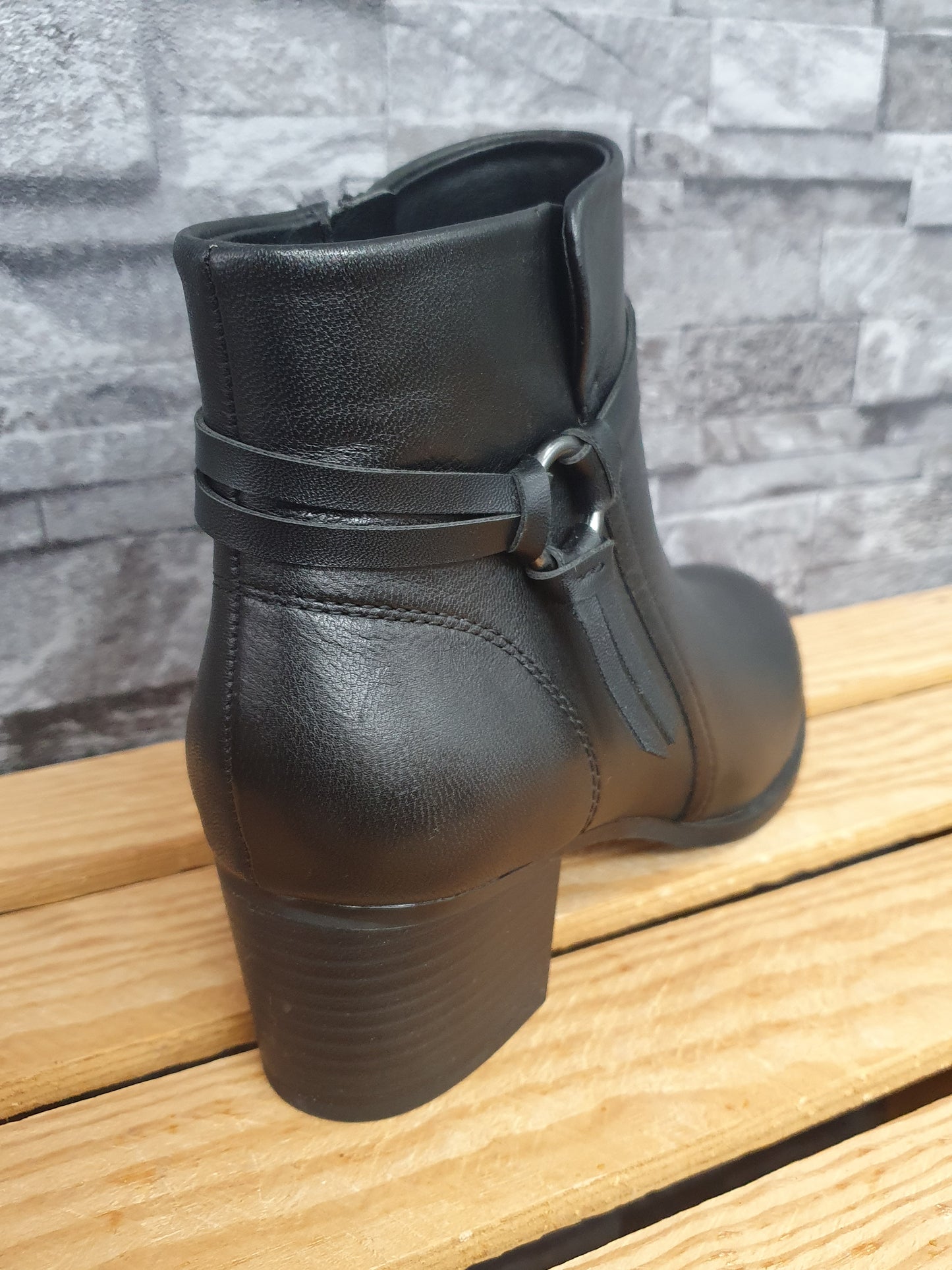 NEU! Mediscus Stifelette Leder Weite G Schuhe Schwarz  Gr.40