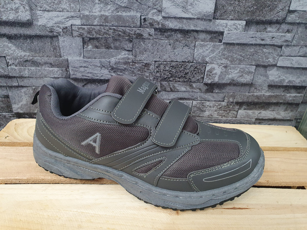 Magnus Herren Schuhe 2 x Klett  Grau  Schwarz