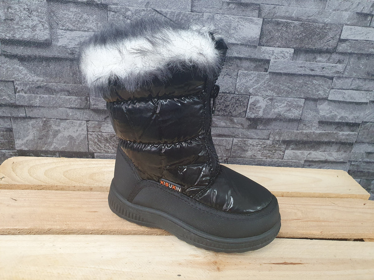 Kinder Boots Winter Gefüttert schuhe Gr. 21-29